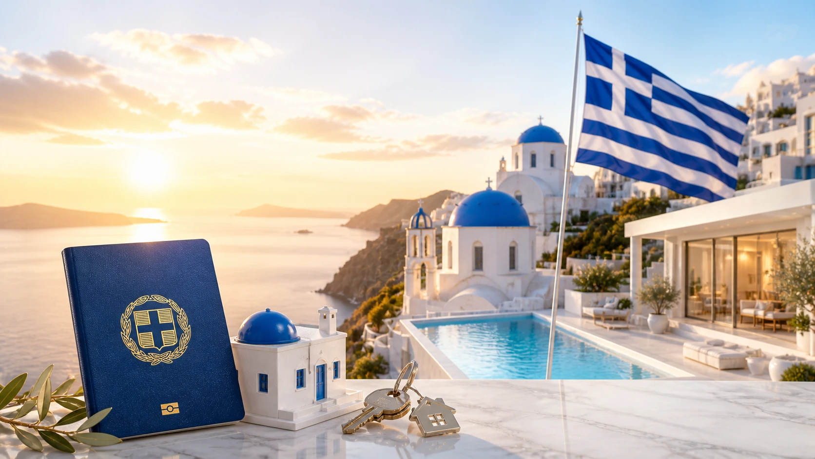 Golden Visa Hy Lạp 2026: Sở hữu nhà 250.000 EUR, nhận thẻ xanh 3 thế hệ 2 Golden Visa Hy Lạp Đầu tư bất động sản từ 250.000 EUR Nhận quyền cư trú châu Âu cho 3 thế hệ.