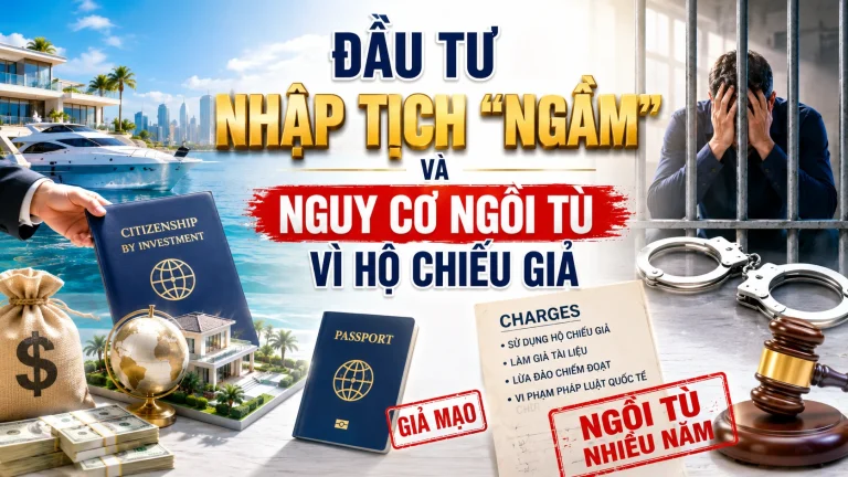 [CẢNH BÁO] Đầu Tư Nhập Tịch “Ngầm” Và Nguy Cơ Ngồi Tù Vì Hộ Chiếu Giả