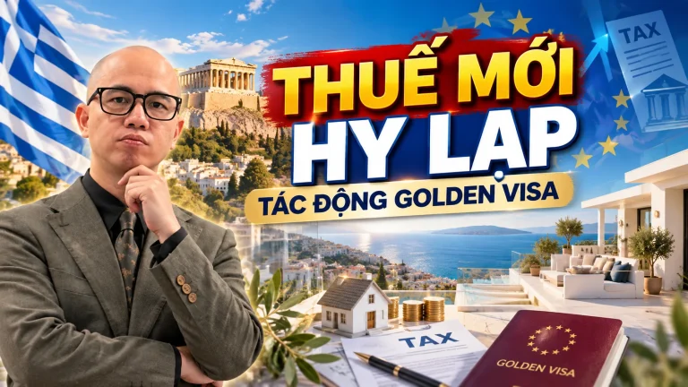 Biến động chính sách Golden Visa Hy Lạp: Thuế chuyển nhượng bất động sản nhà ở dự kiến tăng từ 3% lên 15%