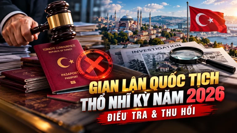Gian lận Quốc tịch Thổ Nhĩ Kỳ năm 2026: Điều tra & Thu hồi