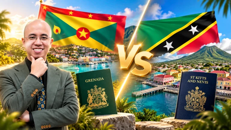 Grenada hay St Kitts 2026: So sánh chi phí, visa Mỹ, thuế