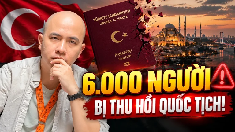 Quốc tịch Thổ Nhĩ Kỳ 2026: 6.134 người bị tước quốc tịch